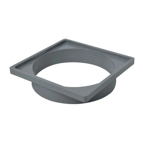Porta-grelha Cinza Quadrada de 100mm Amanco